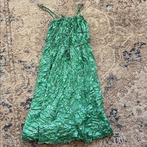 Green Floral Women’s Dress